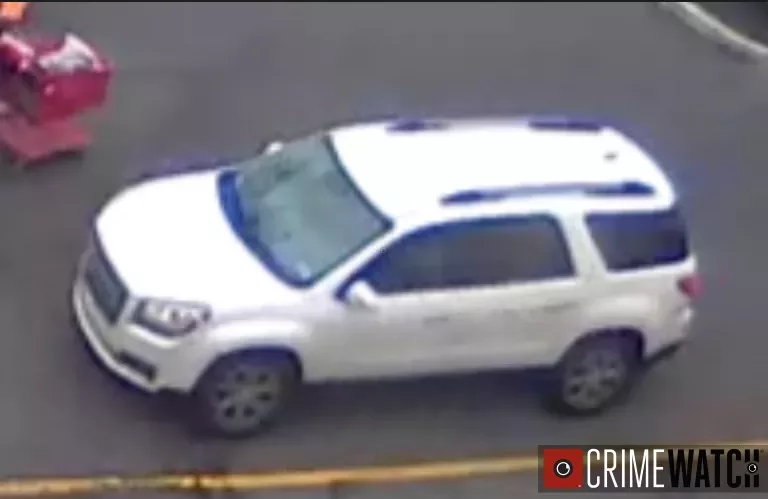 GMC Acadia SUV with unknown registration